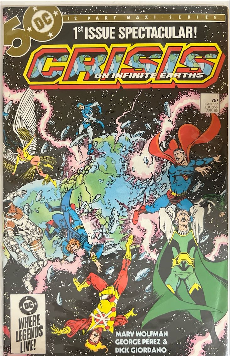 Crisis on Infinite Earths, #001, 1st Issue Spectacular! (DC Comics, 1985)