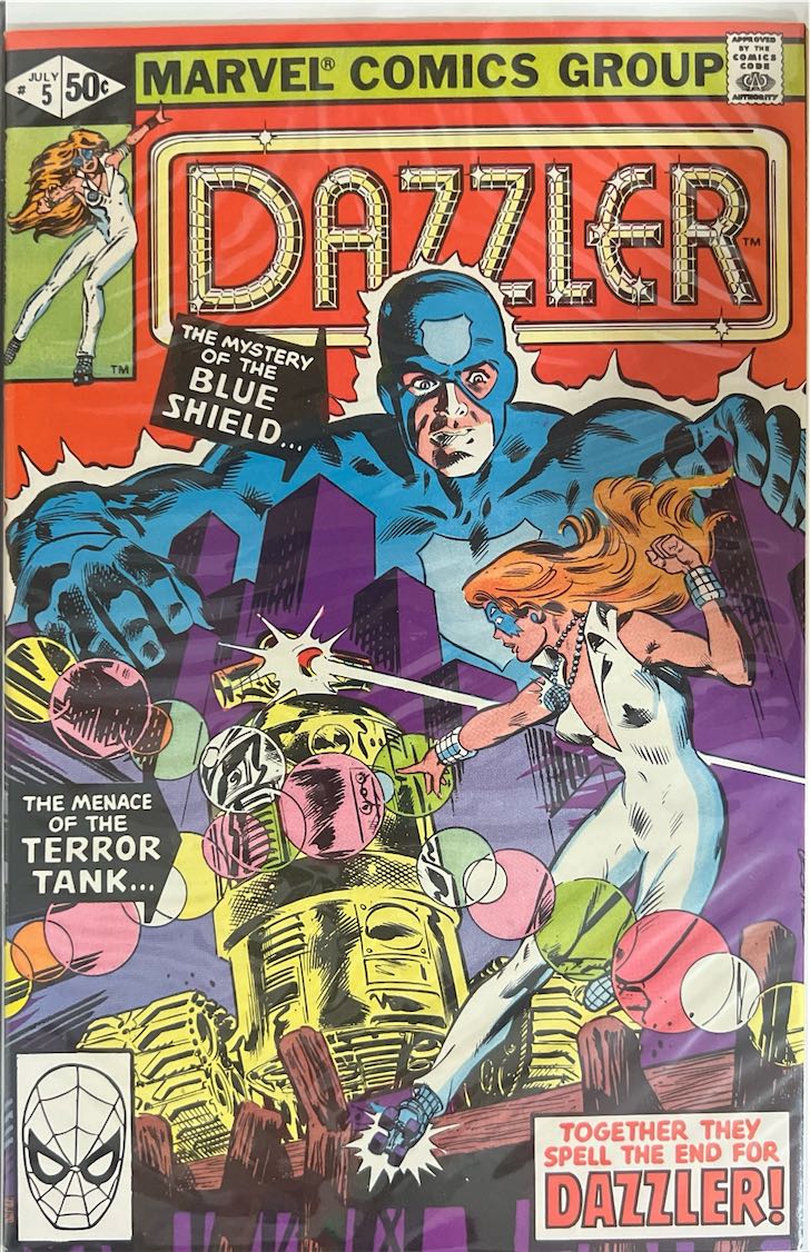 Dazzler, #005, The Mystery of the Blue Shield! (Marvel, 1981)