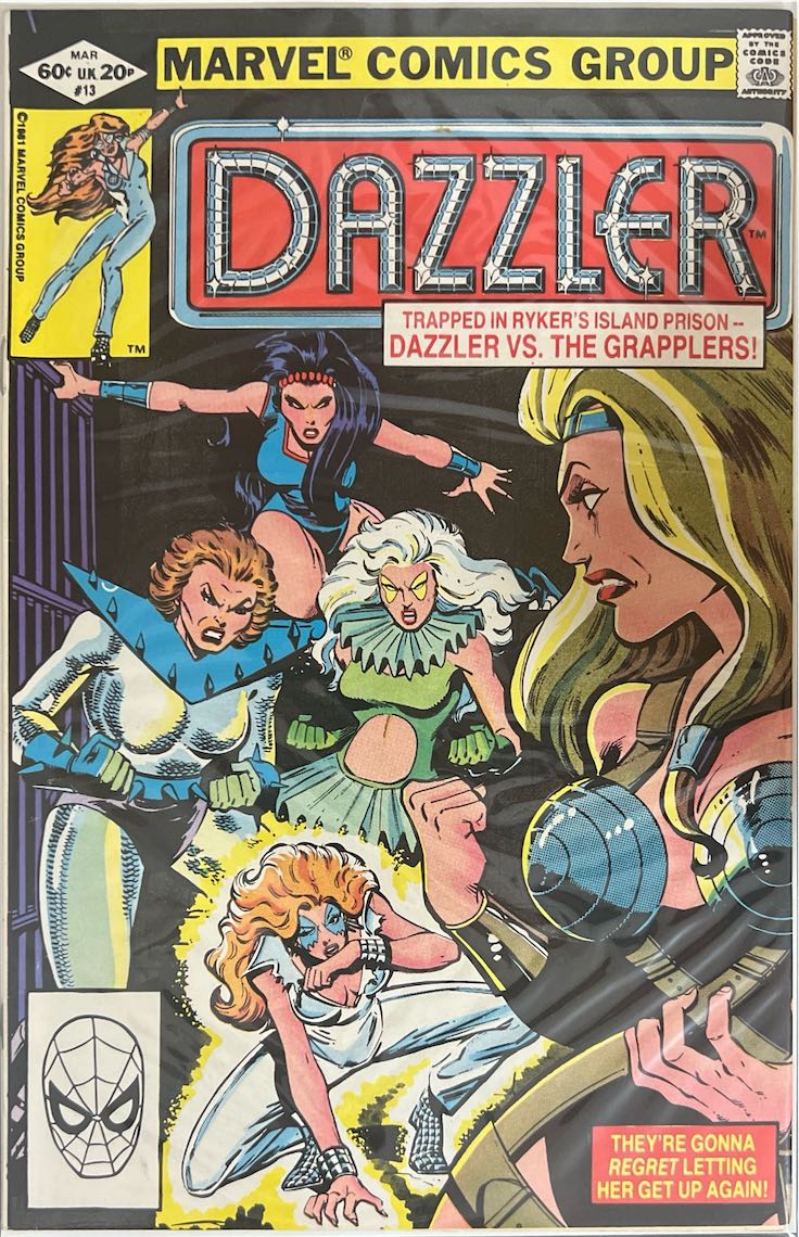 Dazzler, #013, Dazzler vs. The Grapplers (Marvel Comics, 1982)