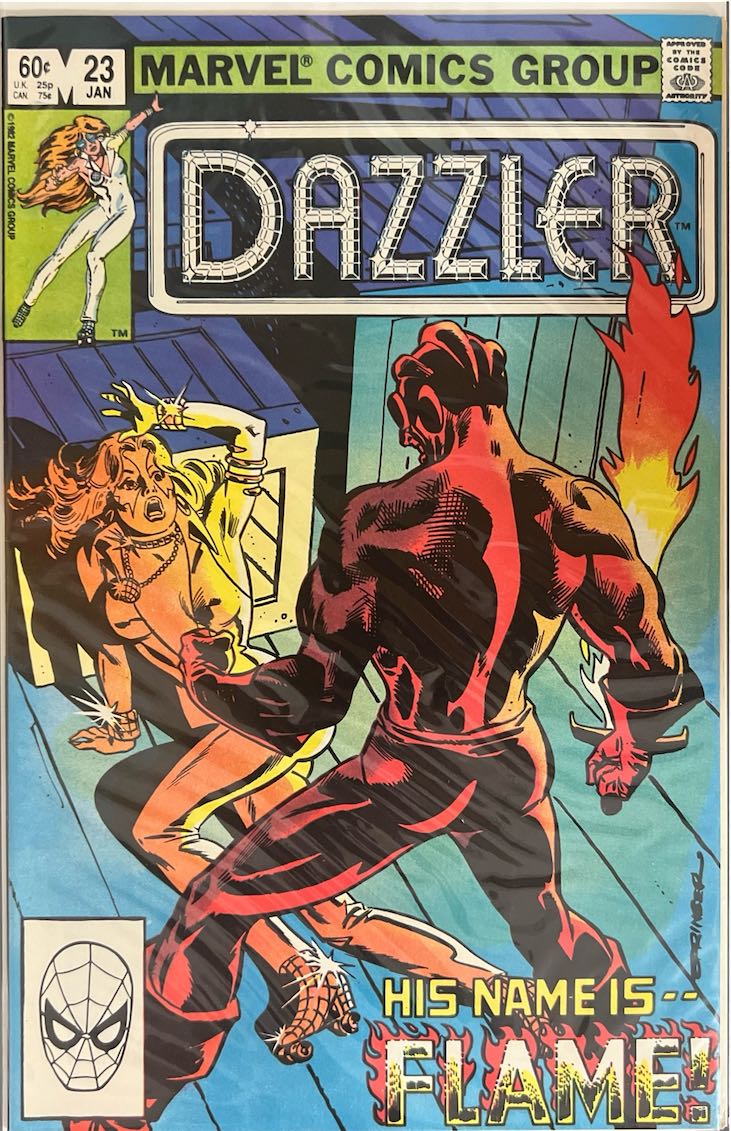 Dazzler, #023, His Name is Flame! (Marvel Comics, 1983)