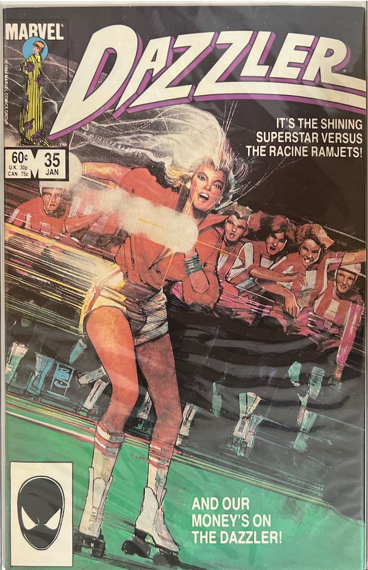 Dazzler, #035, The Shining Superstar Versus The Racine Ramjets! (Marvel, 1981)