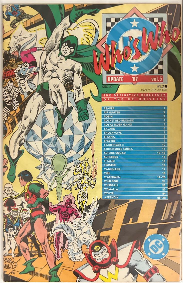 Who's Who Update '87, #005, The Definitive Directory of the DC Universe (DC Comics, 1987)