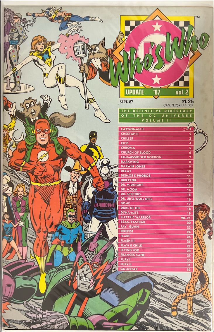 Who's Who Update '87, Vol. 2 (DC Comics, 1987)