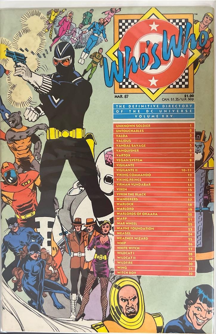 Who's Who: The Definitive Directory of the DC Universe, Volume XXV (DC Comics, 1987)