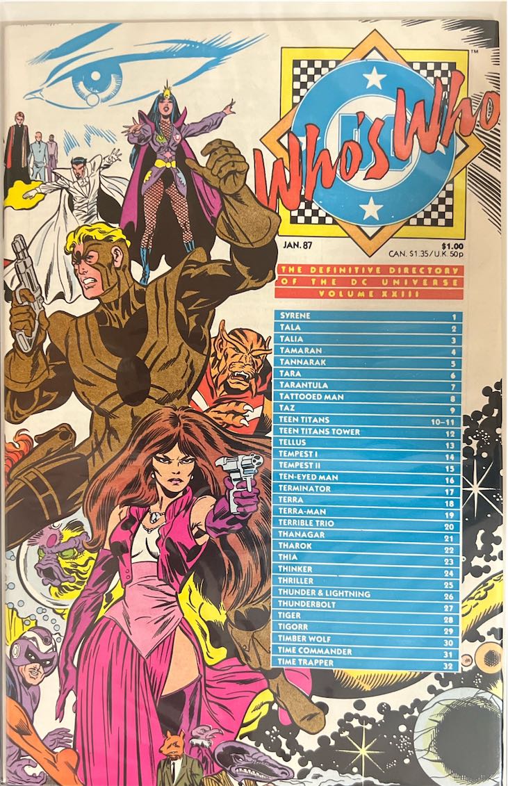 Who's Who: The Definitive Directory of the DC Universe, #023 (DC Comics, 1987)