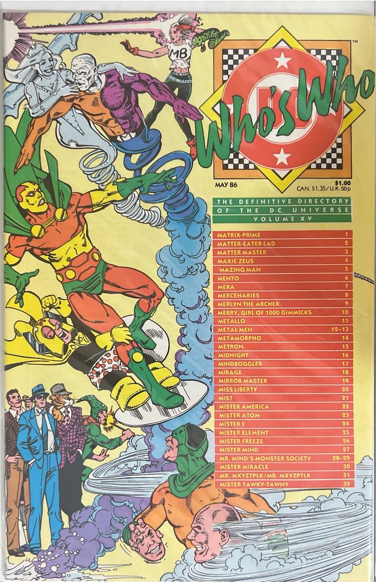 Who's Who, Volume XV (DC Comics, 1986)