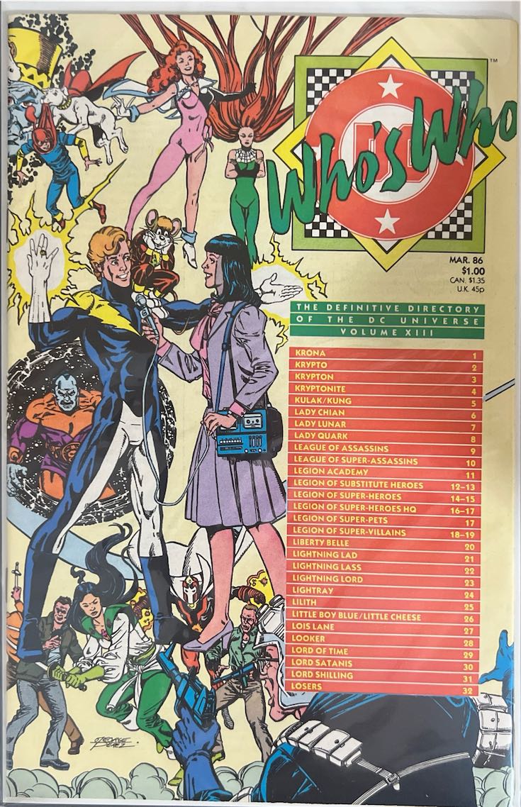 Who's Who: The Definitive Directory of the DC Universe, Volume XIII (DC Comics, 1986)