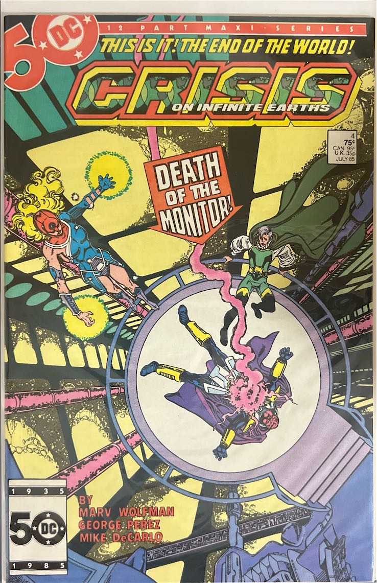 Crisis on Infinite Earths, #004, Death of the Monitor! (DC Comics, 1985)