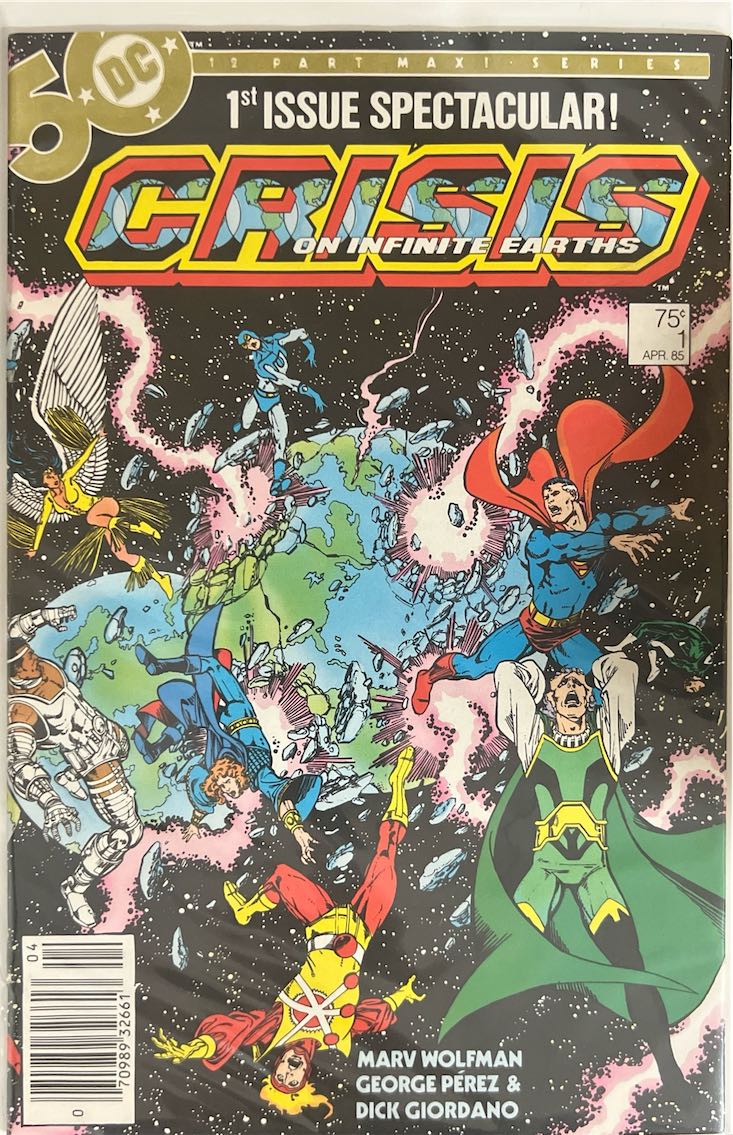 Crisis on Infinite Earths, #001, 1st Issue Spectacular! (DC, 1985)