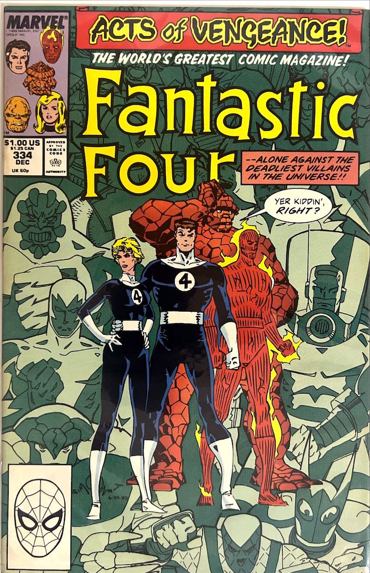 Fantastic Four, #334 (Marvel, 1989)