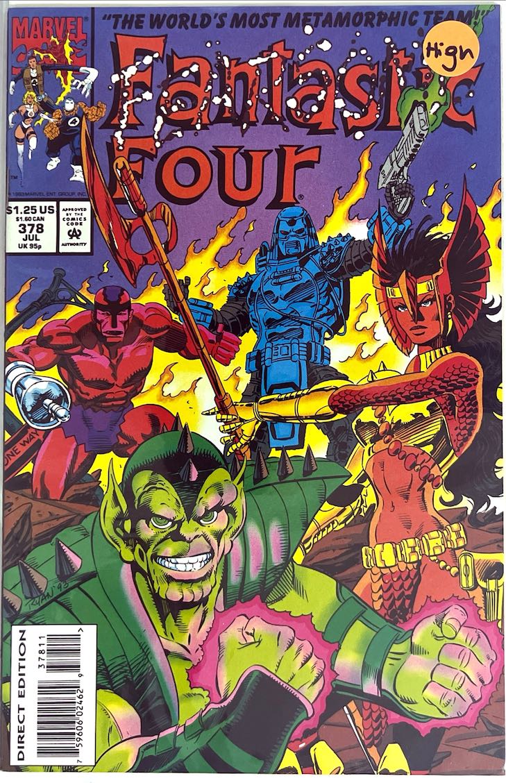 Fantastic Four, #378 (Marvel, 1993)