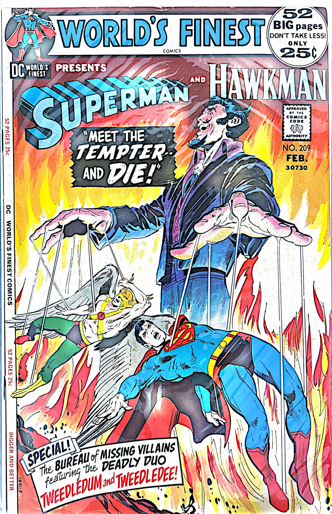 World's Finest Comics, #209, DC Comics, 1971, Bagged and Boarded