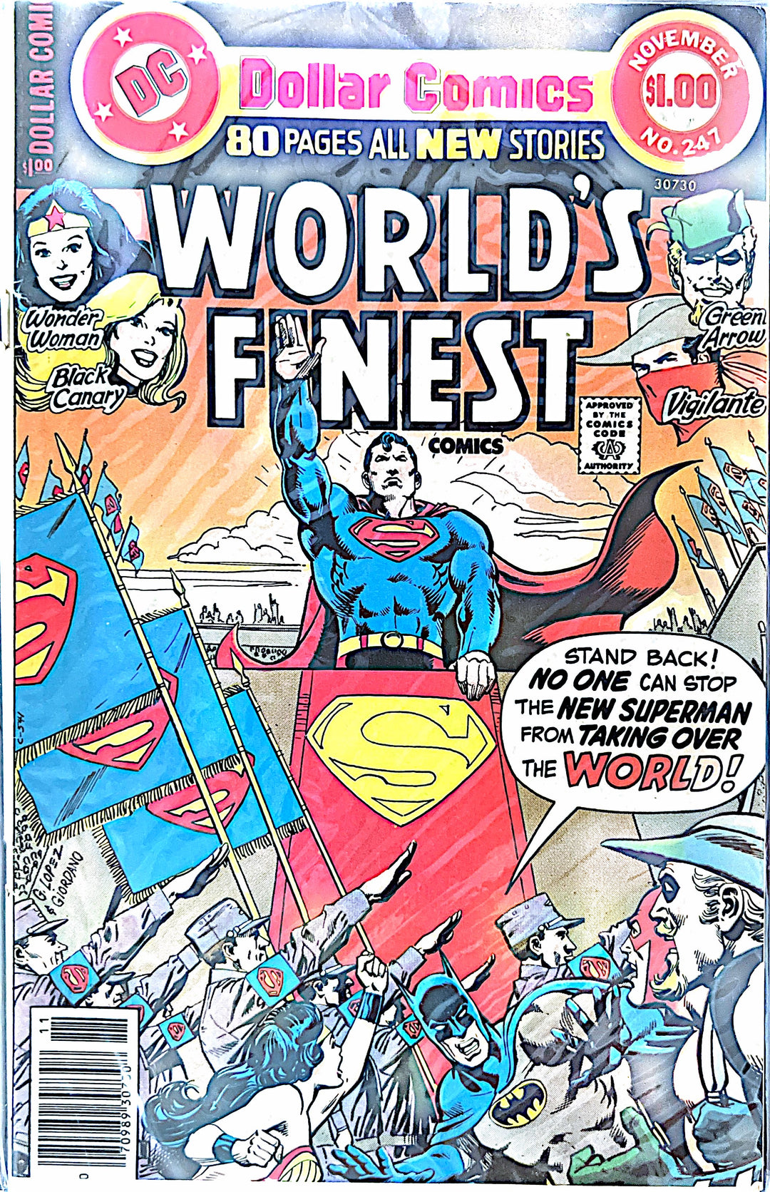 World's Finest, #247, DC Comics, 1977, Bagged and Boarded