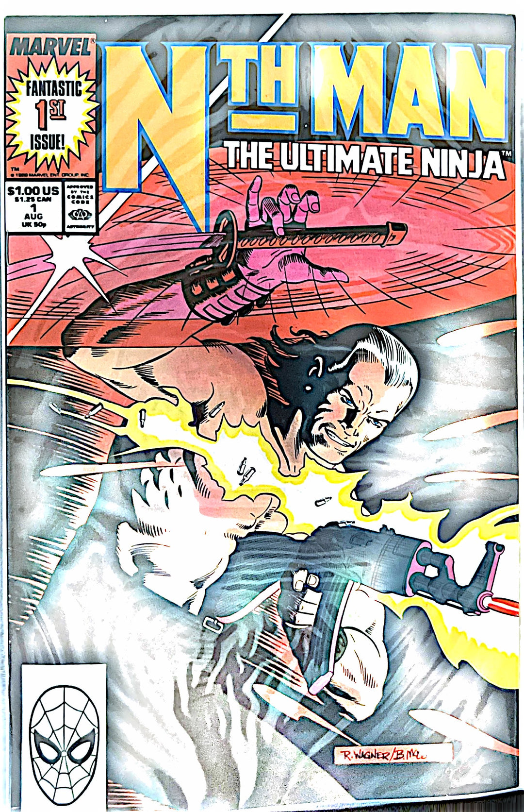 Nth Man: The Ultimate Ninja, #1, Marvel, 1989, Bagged and Boarded