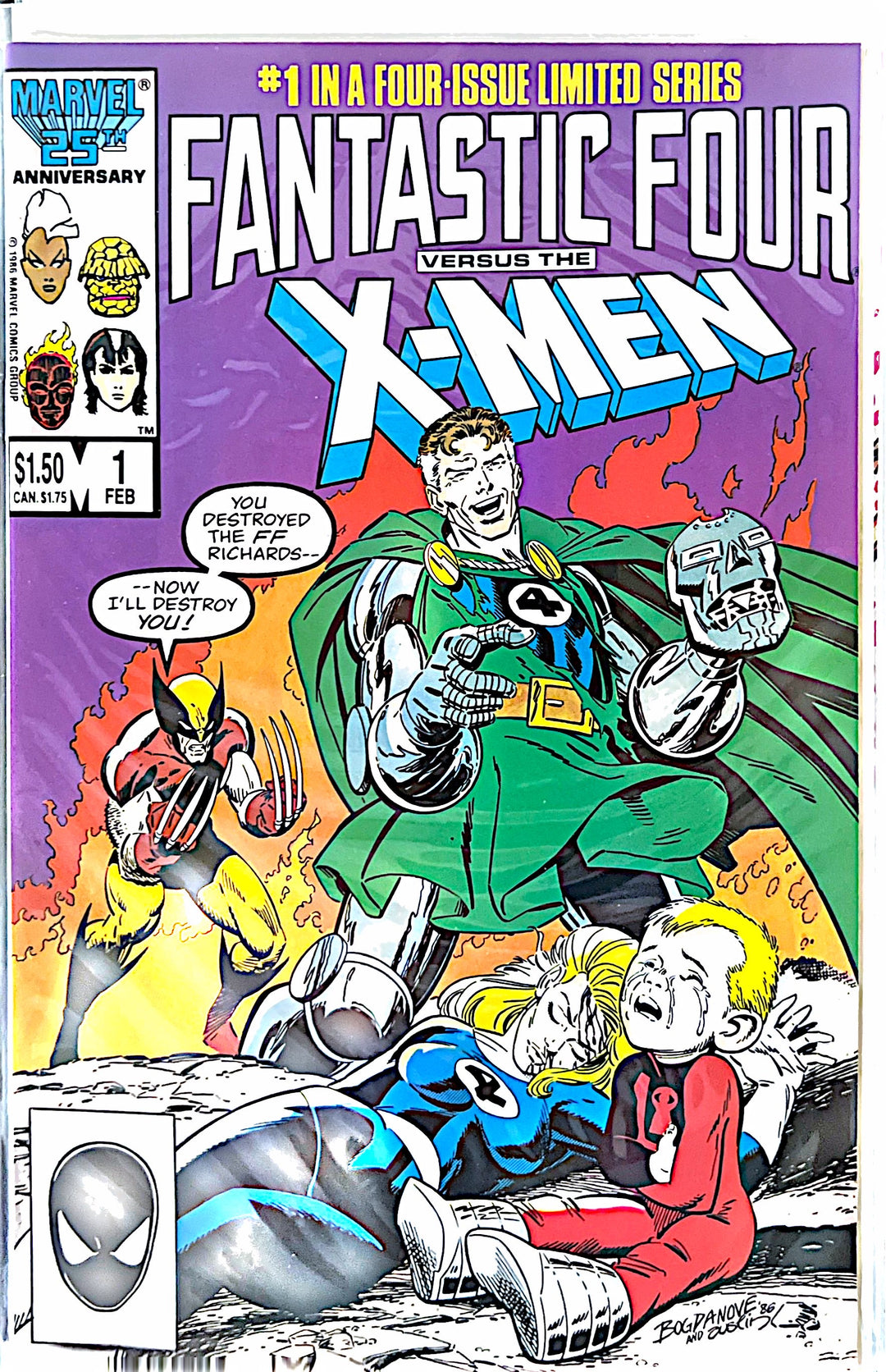 Fantastic Four Versus the X-Men, #1 (Marvel, 1986)