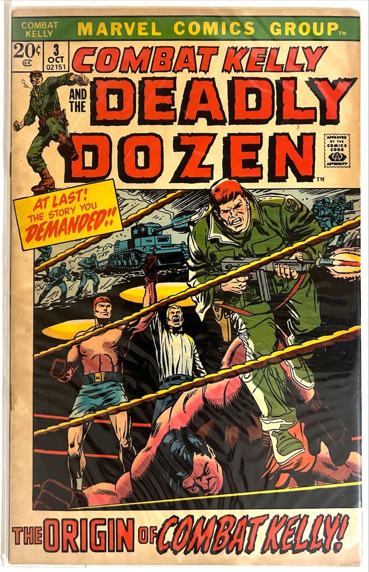 Combat Kelly and the Deadly Dozen, #3 (Marvel Comics, 1972)