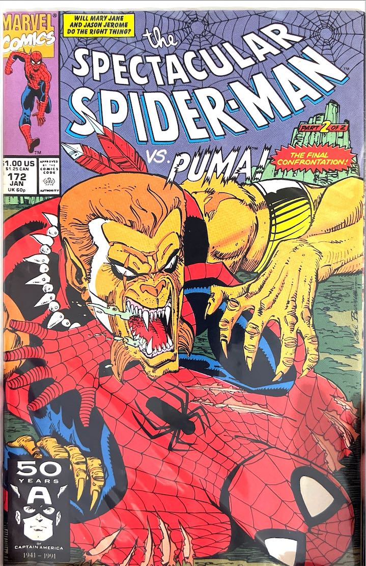 The Spectacular Spider-Man, #172 (Marvel, 1991)