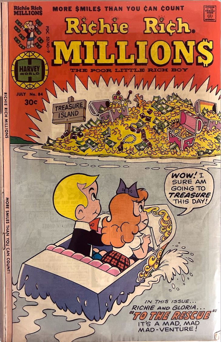 Richie Rich Millions, #44 (Harvey Comics, 1975)