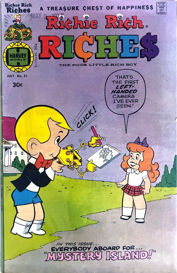 Richie Rich Riches, #31 (Harvey Comics, 1977)