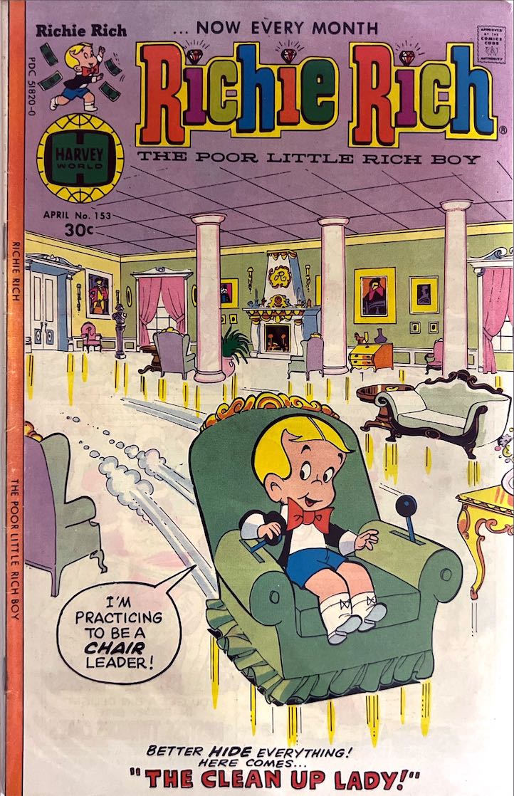 Richie Rich, #153 (Harvey Comics, 1974)