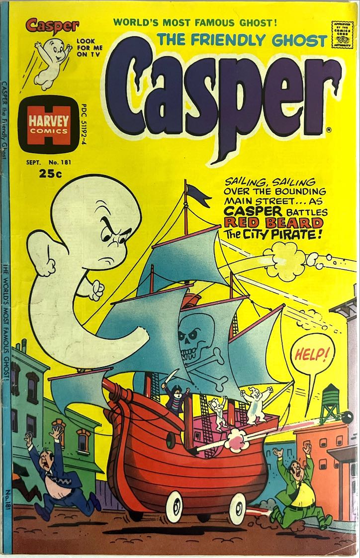 The Friendly Ghost Casper, #181 (Harvey Comics, 1969)