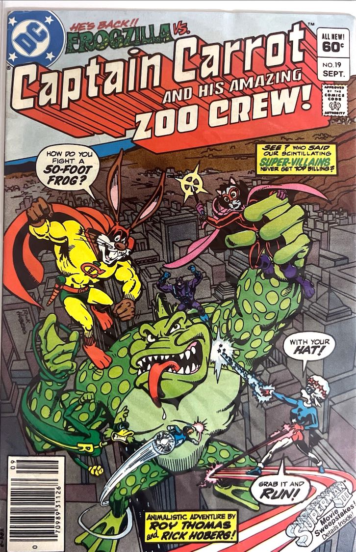 Captain Carrot and His Amazing Zoo Crew!, #19 (DC Comics, 1983)