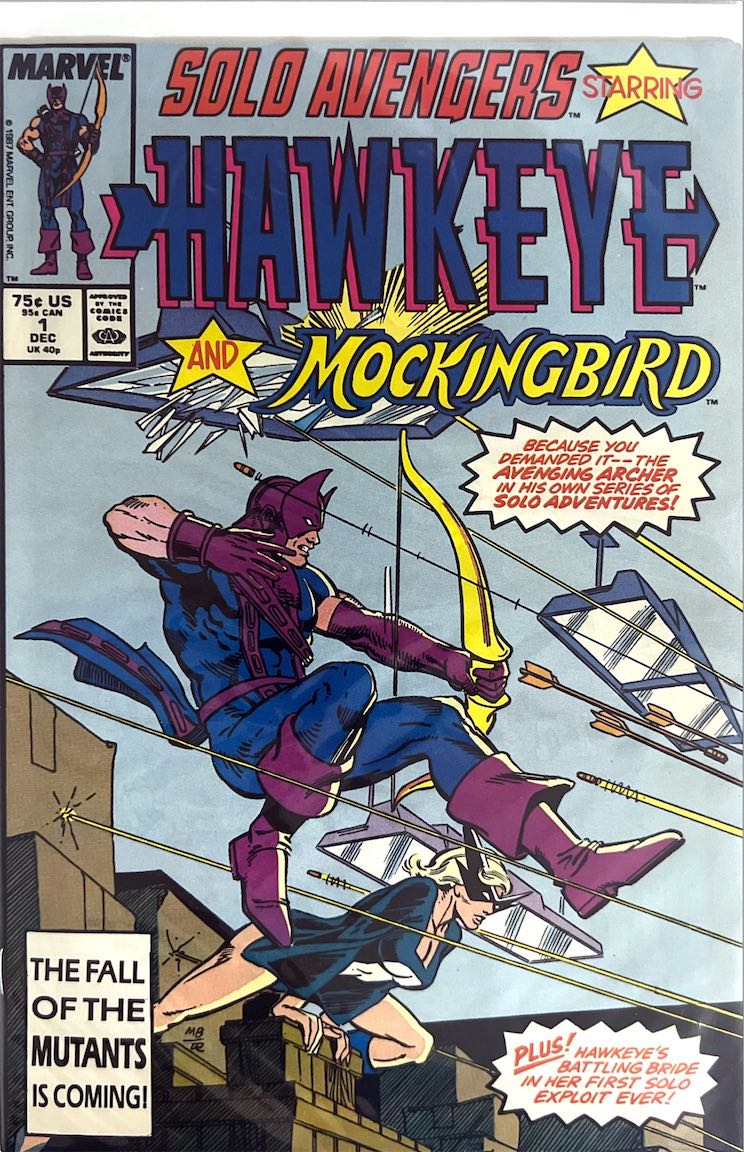 Solo Avengers Starring Hawkeye and Mockingbird, #1 (Marvel, 1987)