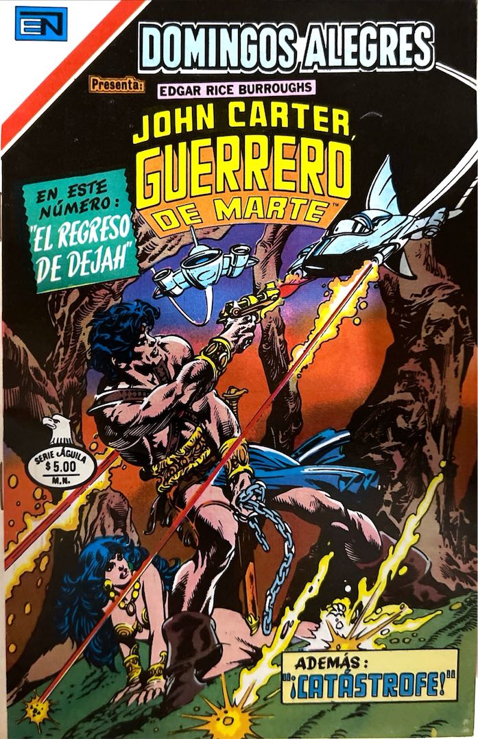 Domingos Alegres Presenta: Edgar Rice Burroughs, John Carter, Guerrero de Marte, #001 (Editorial Novaro, Year Unknown)