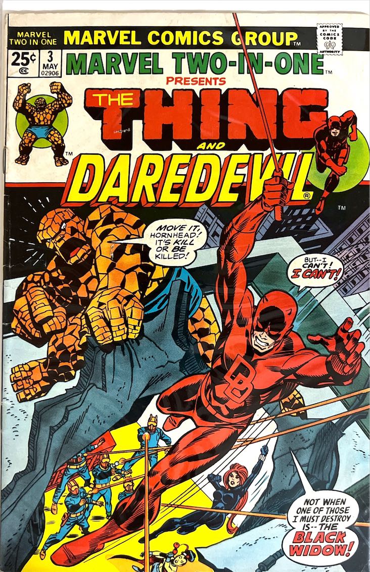 Marvel Two-in-One Presents: The Thing and Daredevil, #003 (Marvel Comics, 1974)
