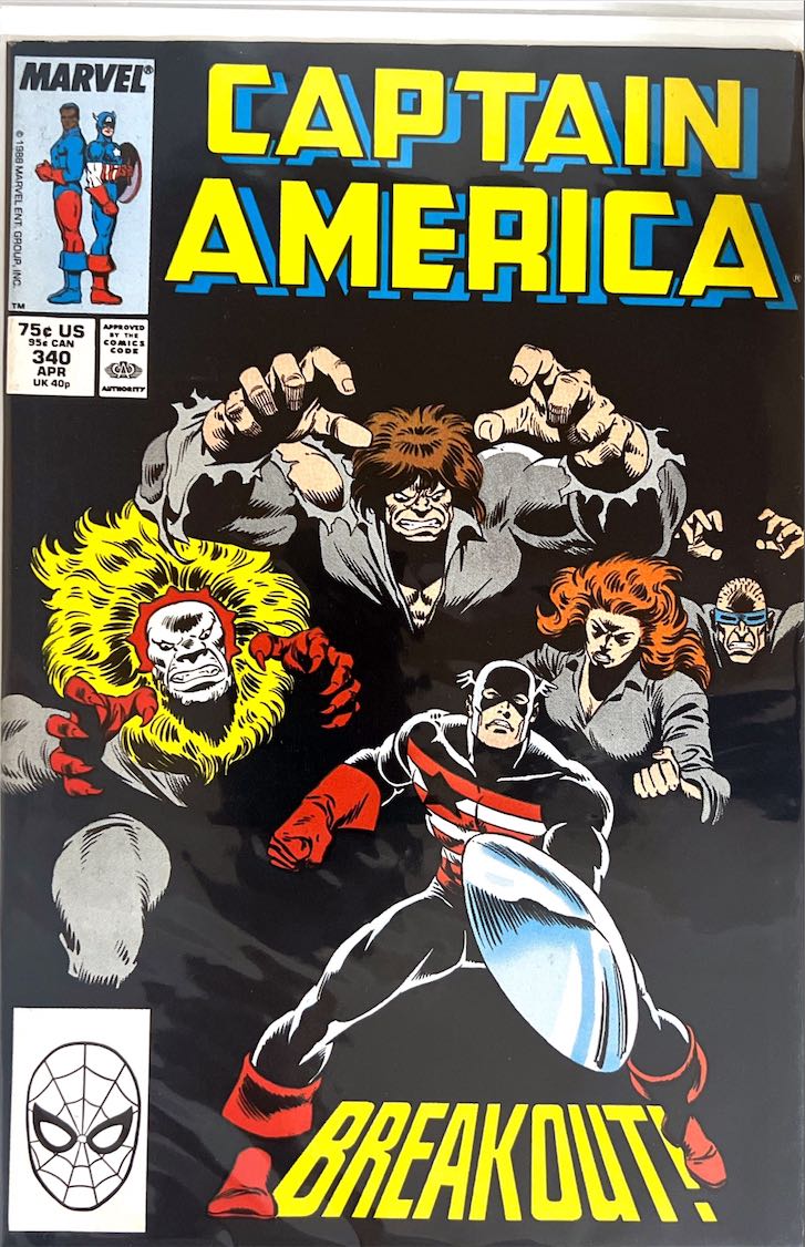 Captain America, #340 (Marvel, 1988)