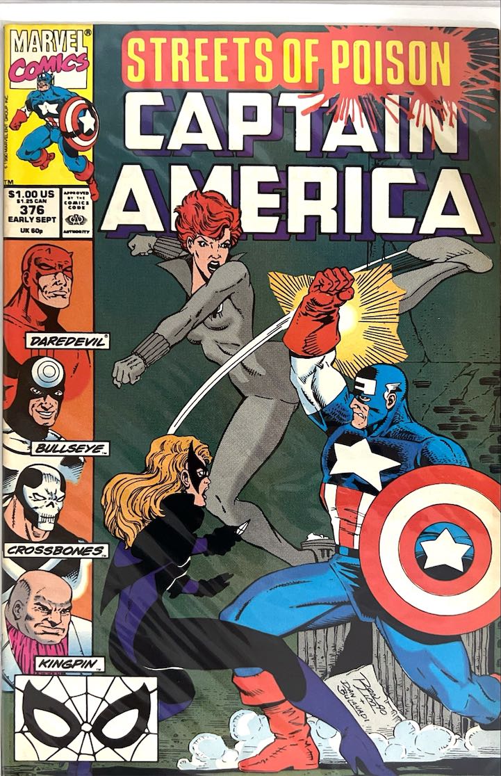 Captain America, #376 (Marvel Comics, 1990)