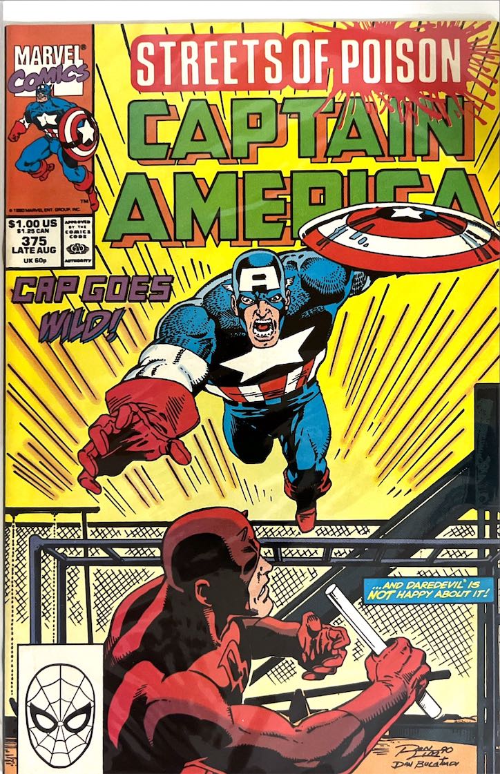 Captain America, #375 (Marvel Comics, 1990)