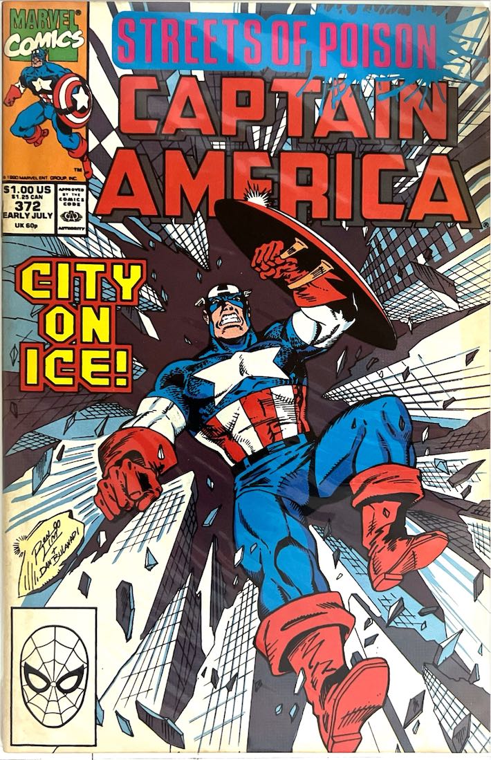 Captain America, #372 (Marvel Comics, 1990)