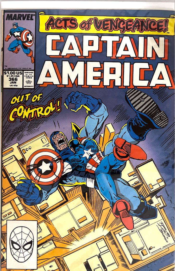 Captain America, #366 (Marvel, 1989)