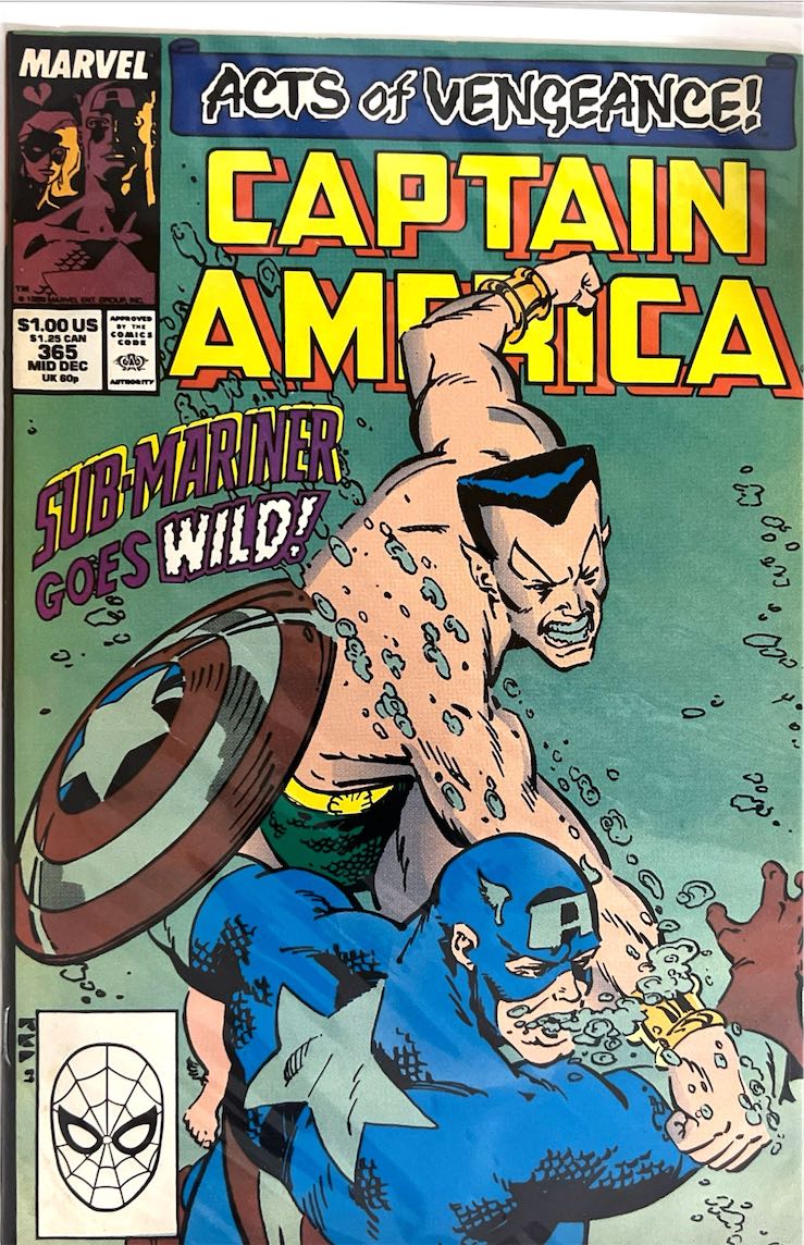 Captain America, #365 (Marvel, 1989)