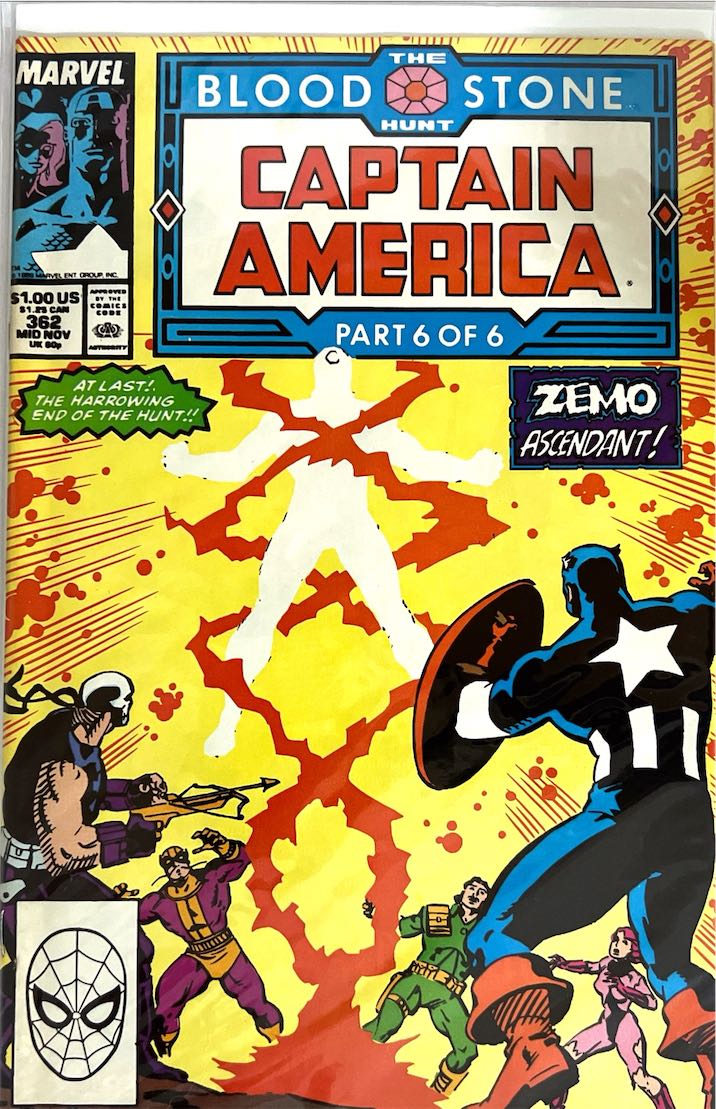 Captain America, #362 (Marvel, 1989)