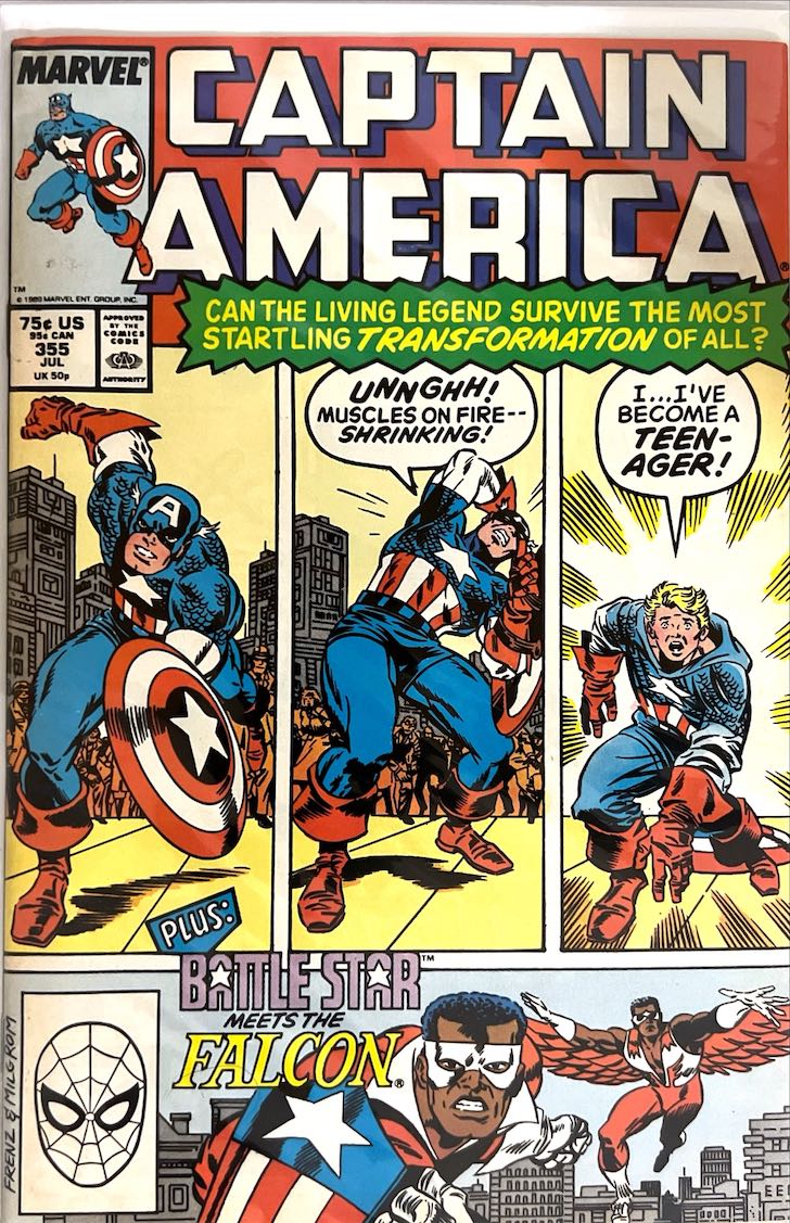 Captain America, #355 (Marvel, 1989)