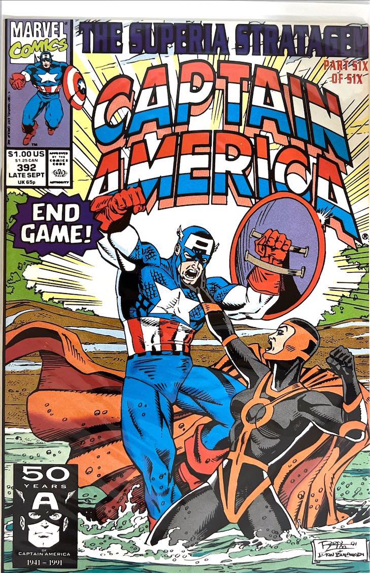 Captain America, #392 (Marvel Comics, 1991)