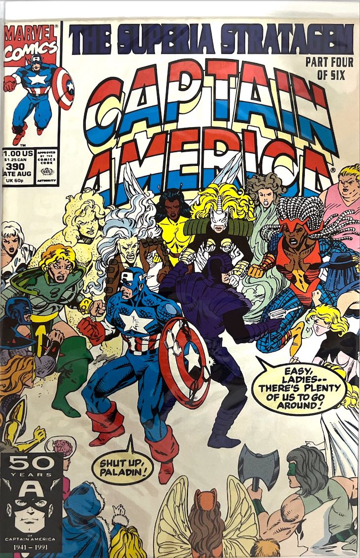 Captain America, #390 (Marvel Comics, 1991)