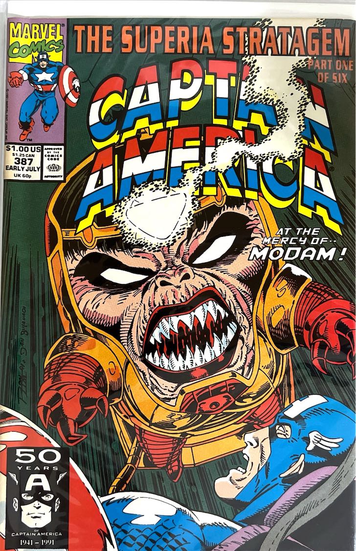 Captain America, #387 (Marvel Comics, 1991)