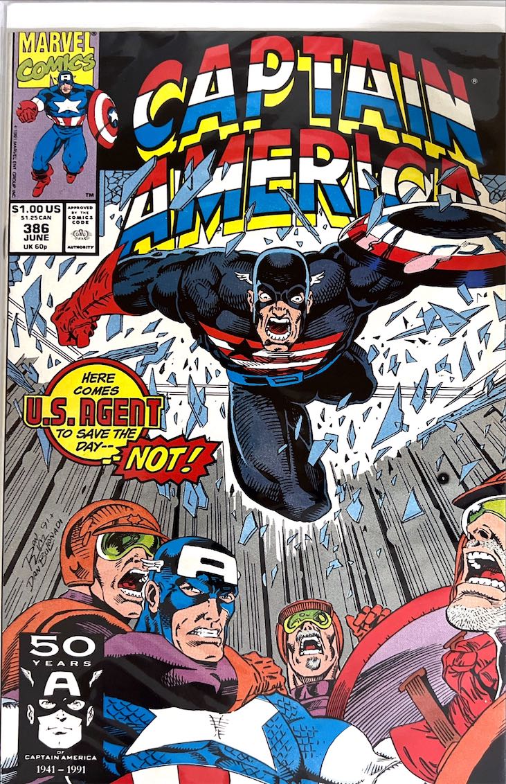 Captain America, #386 (Marvel Comics, 1991)