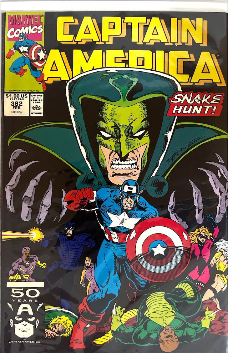 Captain America, #382 (Marvel Comics, 1990)