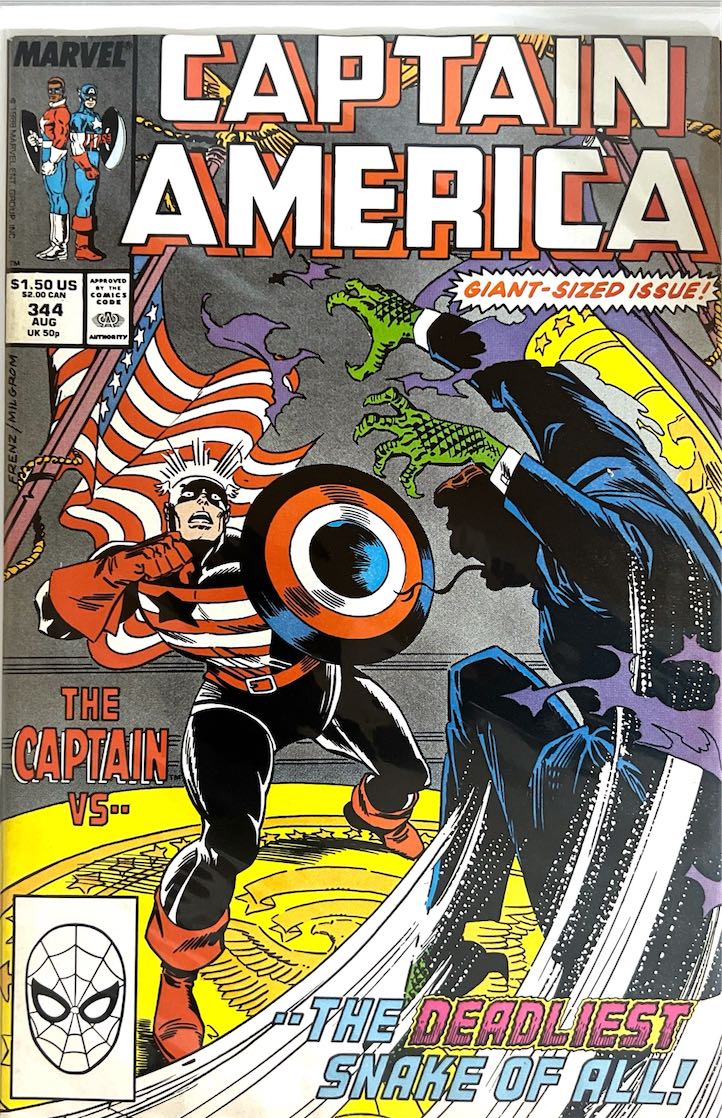 Captain America, #344 (Marvel, 1988)