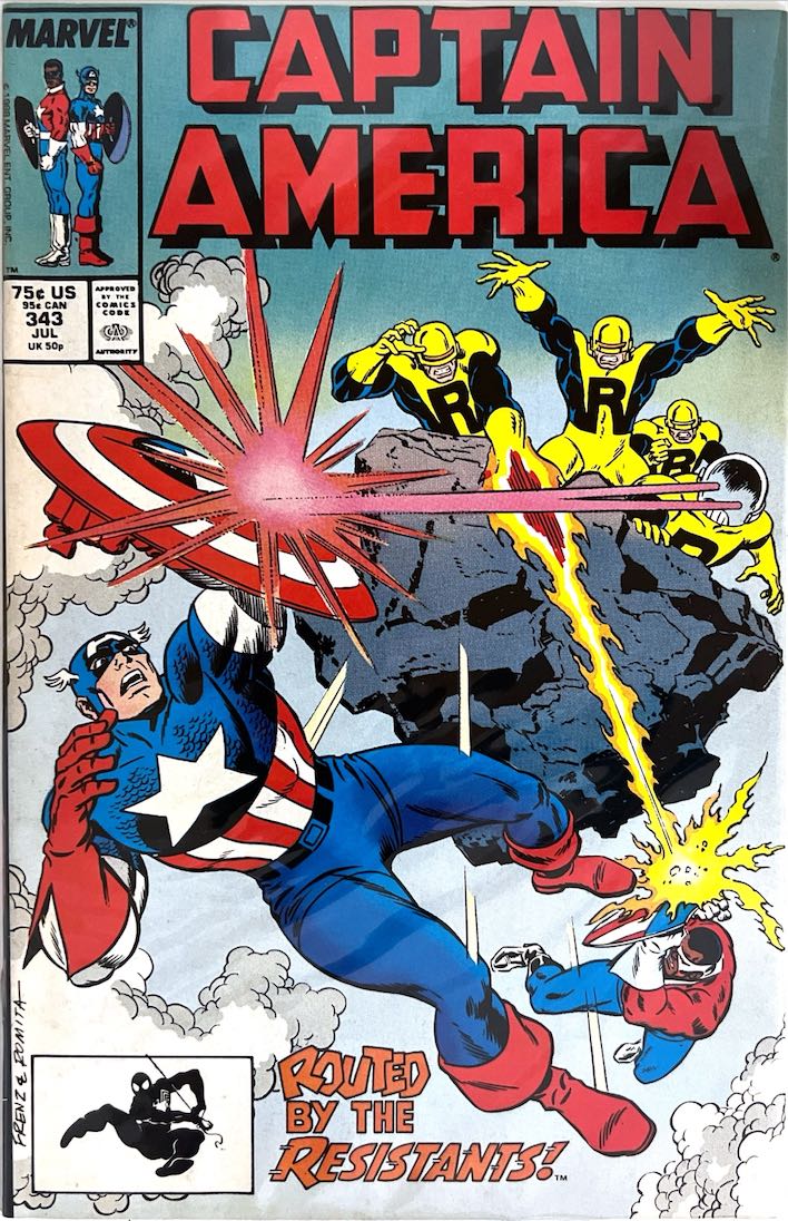 Captain America, #343 (Marvel, 1988)
