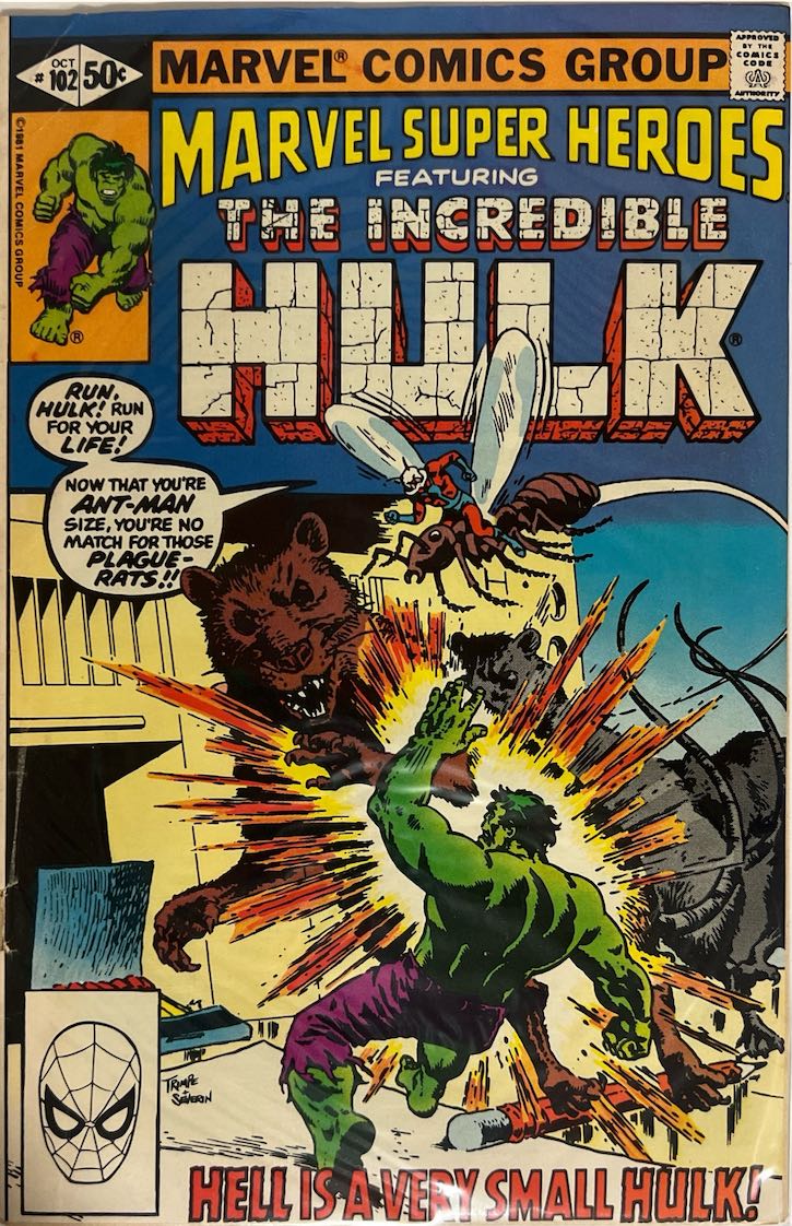 Marvel Super Heroes Featuring The Incredible Hulk, #102 (Marvel, 1972)