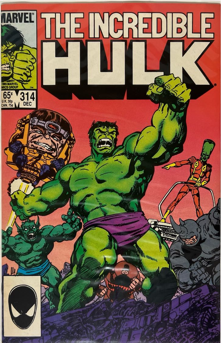 The Incredible Hulk, #314 (Marvel, 1985)