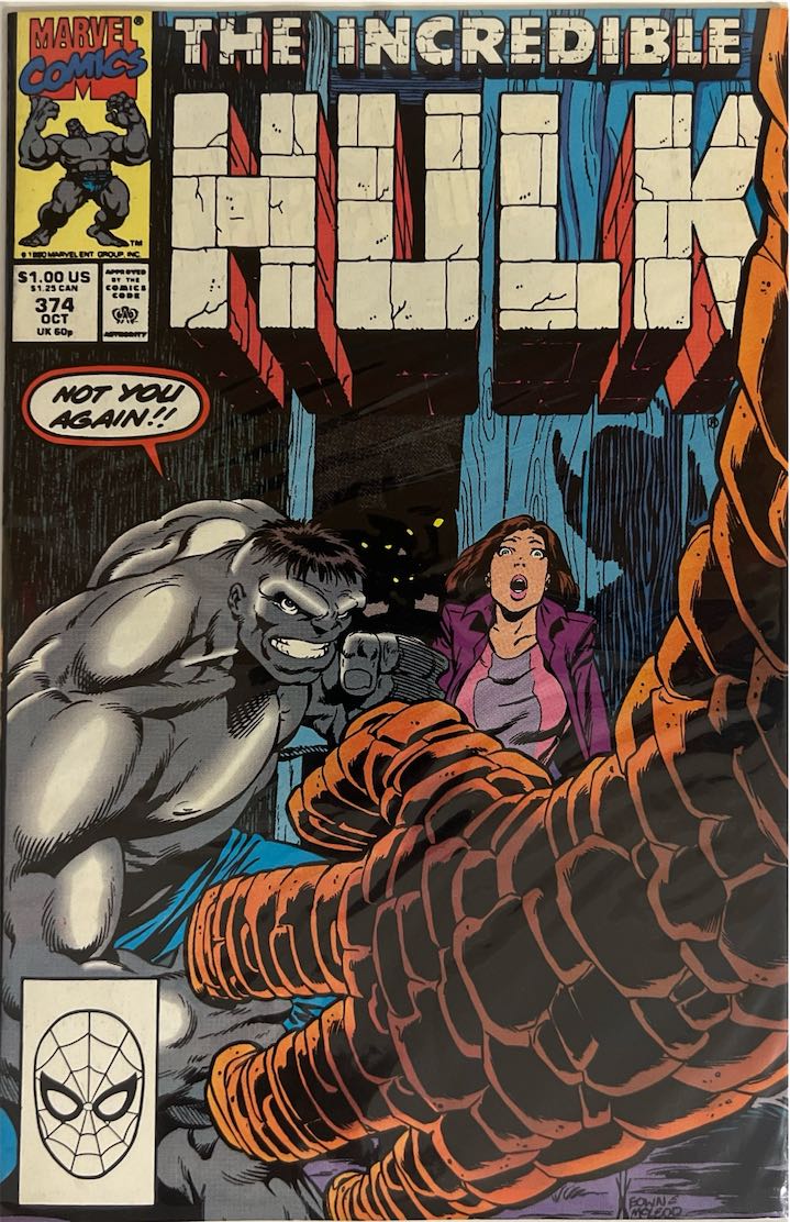 The Incredible Hulk, #374 (Marvel Comics, 1990)