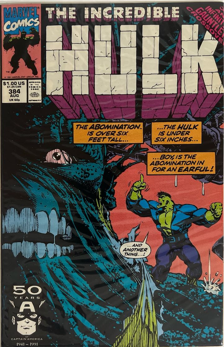 The Incredible Hulk, #384 (Marvel, 1991)