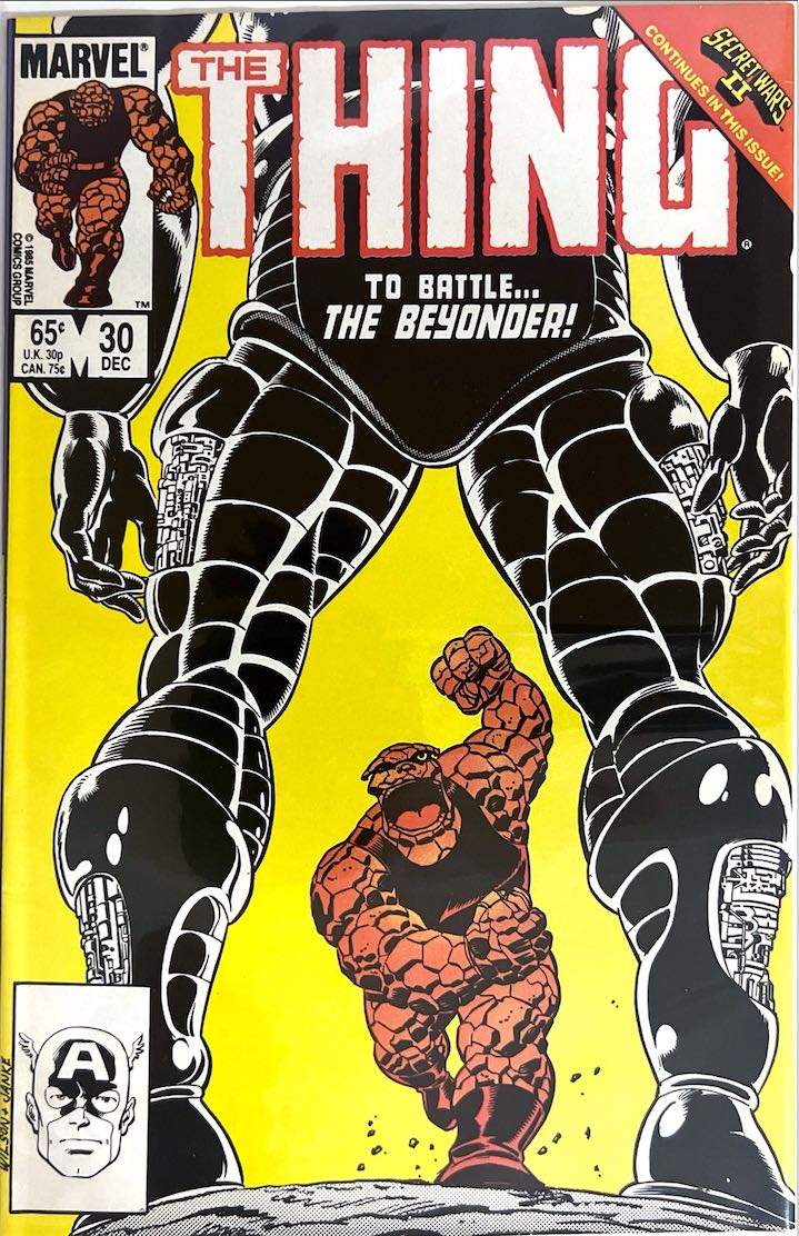 The Thing, #30 (Marvel, 1986)