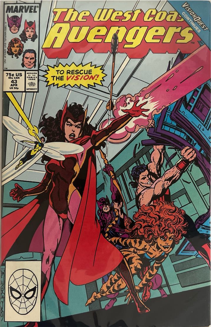 The West Coast Avengers, #043 (Marvel, 1989)